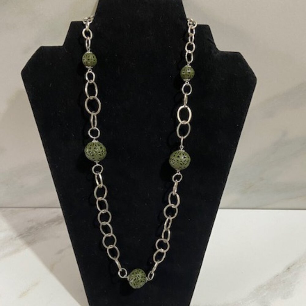 Bold and modern Paparazzi necklace and earring set
